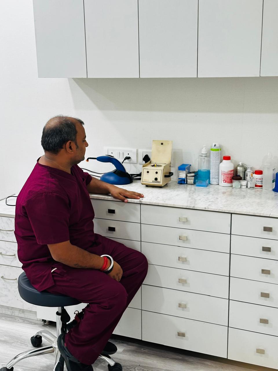 Medicalinic diagnostics and laboratory area